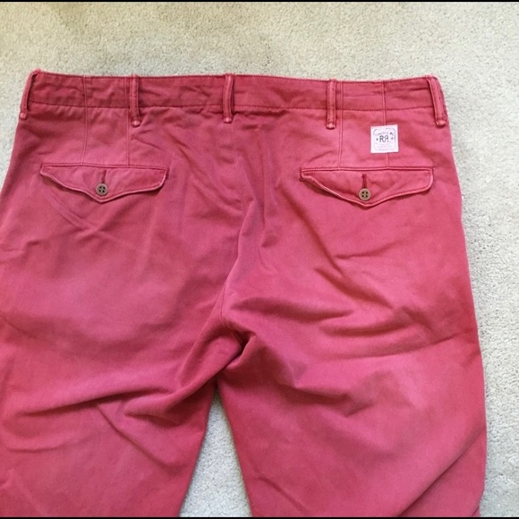 RRL Officer Cotton Chinos (Brick) - Picture 6 of 7